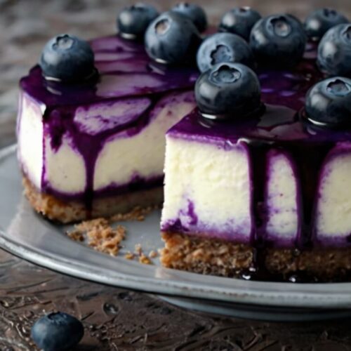 Gothic Blueberry Cheesecake Recipe