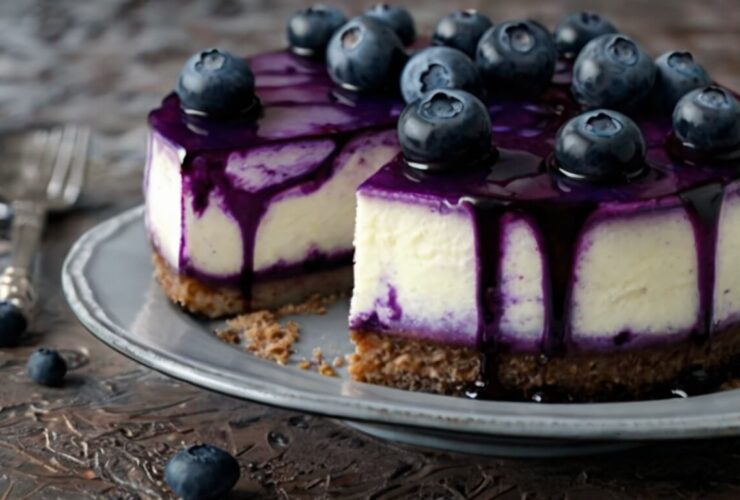 Gothic Blueberry Cheesecake Recipe
