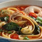 Kimchi Tortellini Soup Recipe
