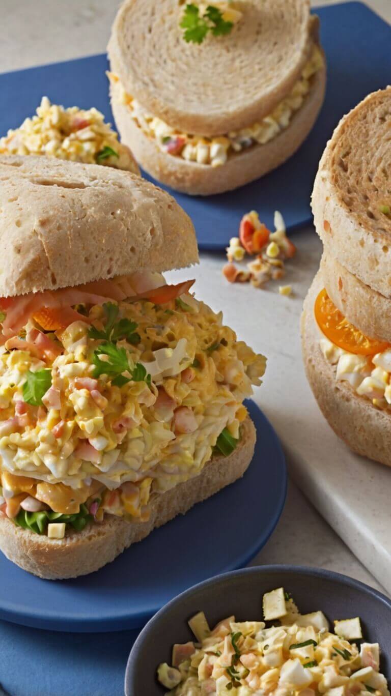 Mayak Egg Salad Sandwiches