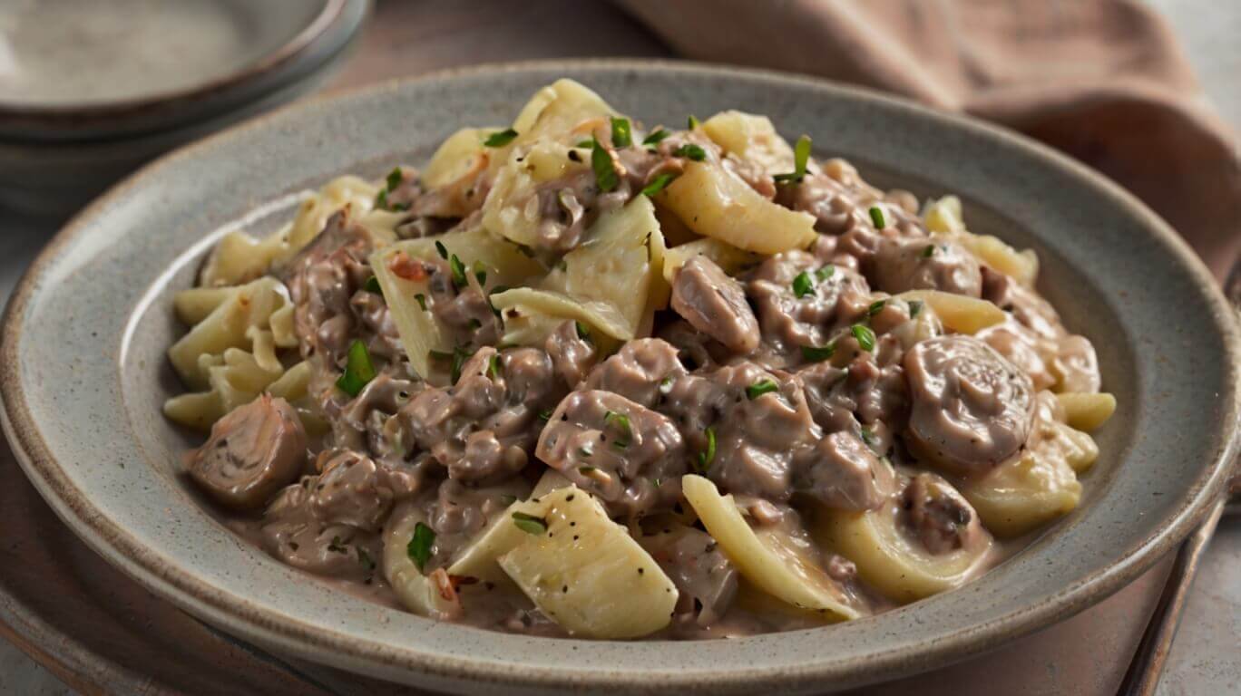 Potato Stroganoff RecipeÂ 