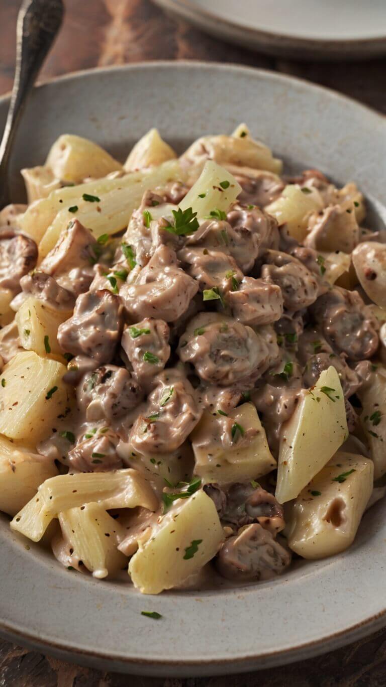 Potato Stroganoff 