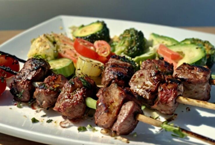Zoes Kitchen Steak Kabobs Recipe