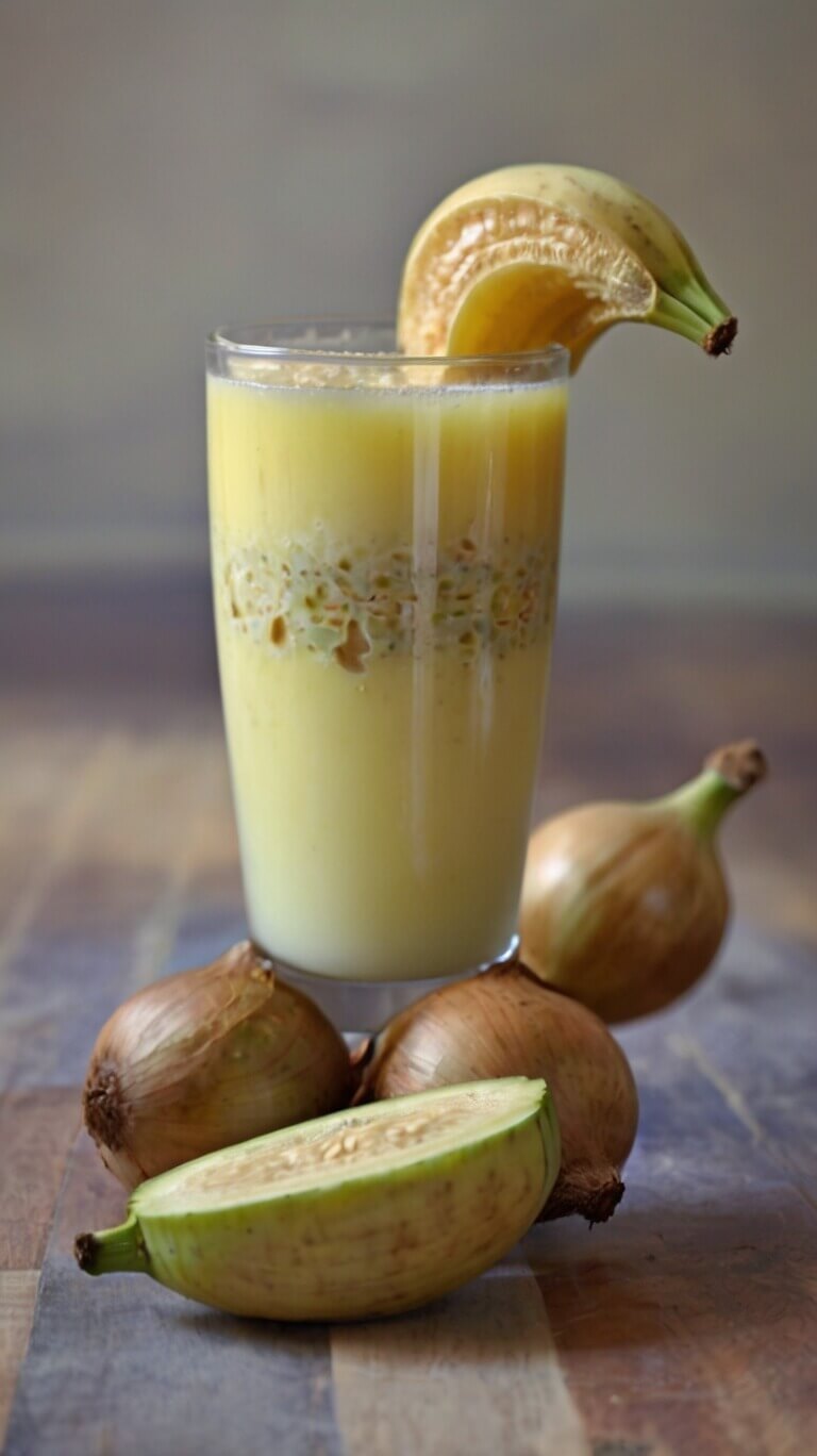 Onion and Banana Juice 