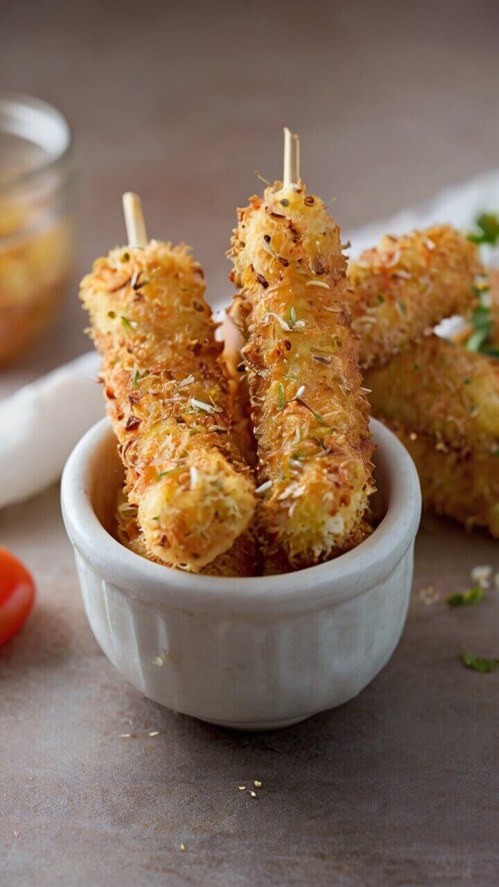 Air Fryer Mozzarella Sticks 
