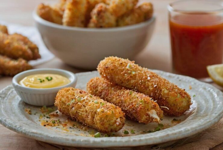 Air Fryer Mozzarella Sticks Recipe
