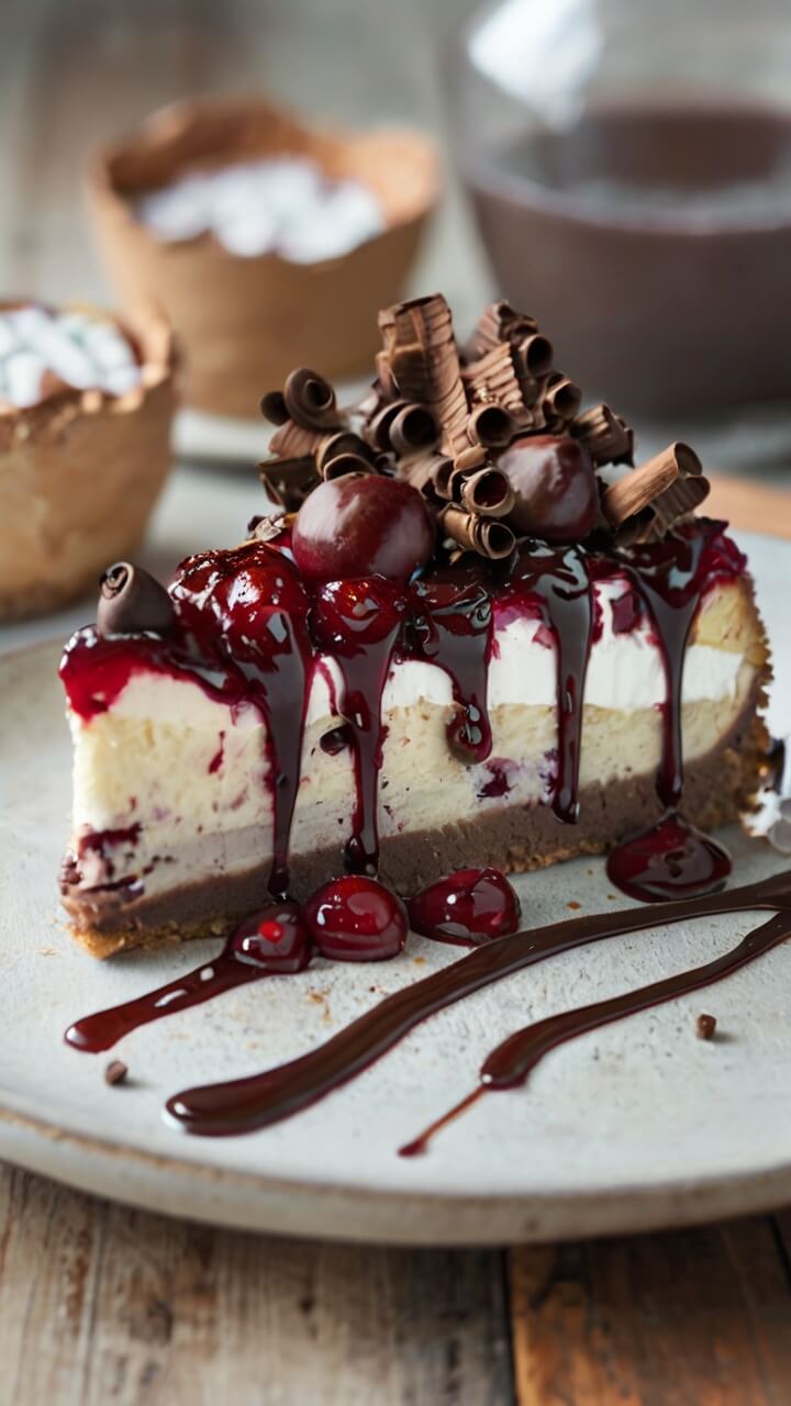 Black Forest Cheesecake