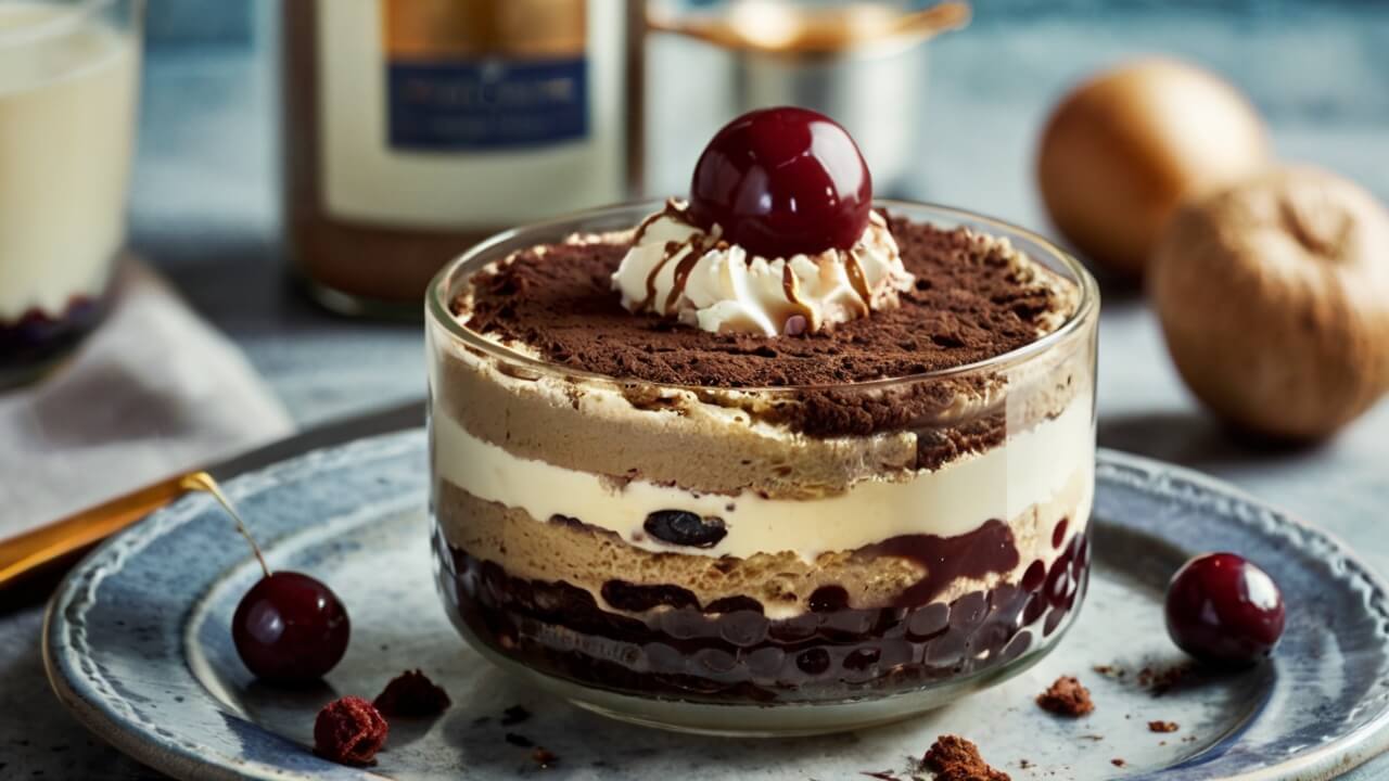 Black Forest Tiramisu Recipe