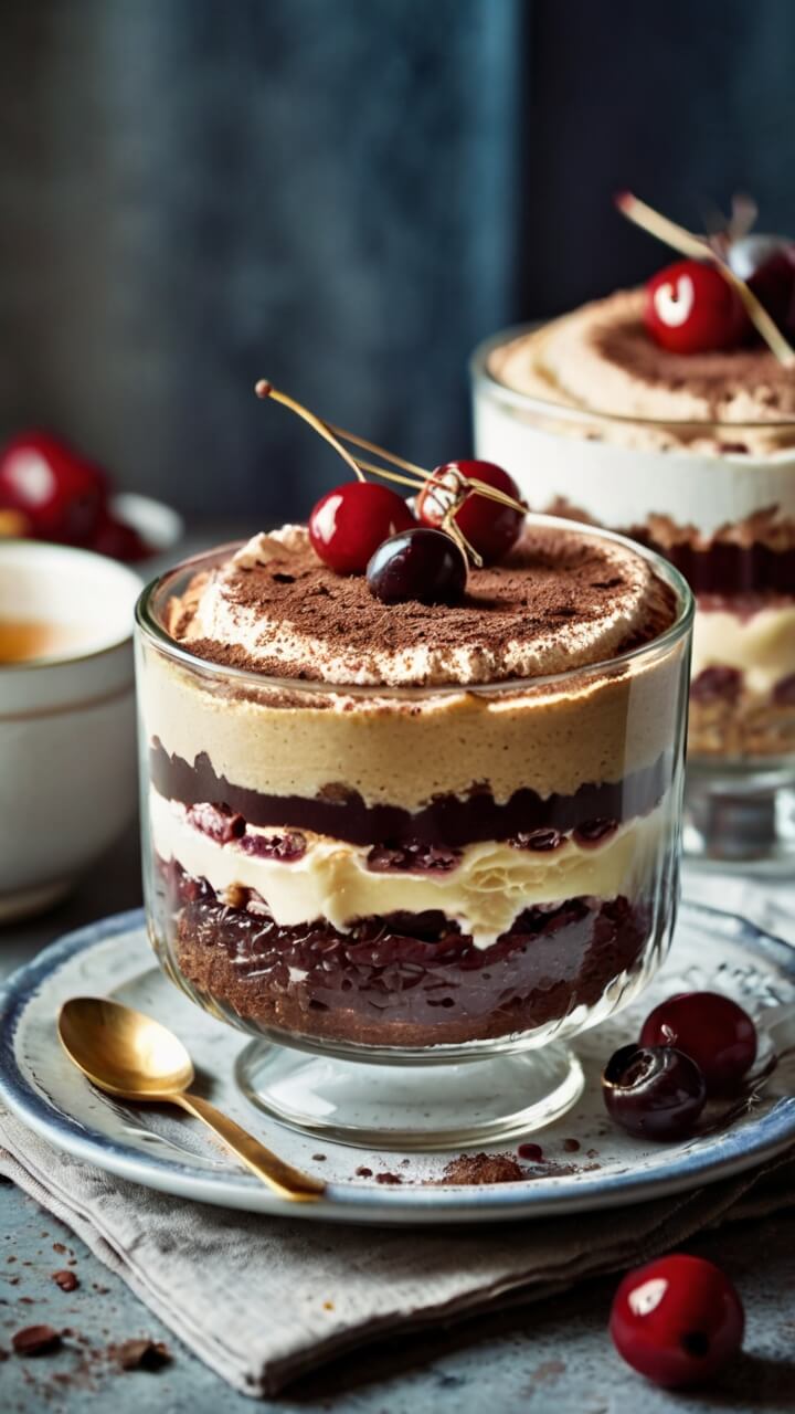 Black Forest Tiramisu