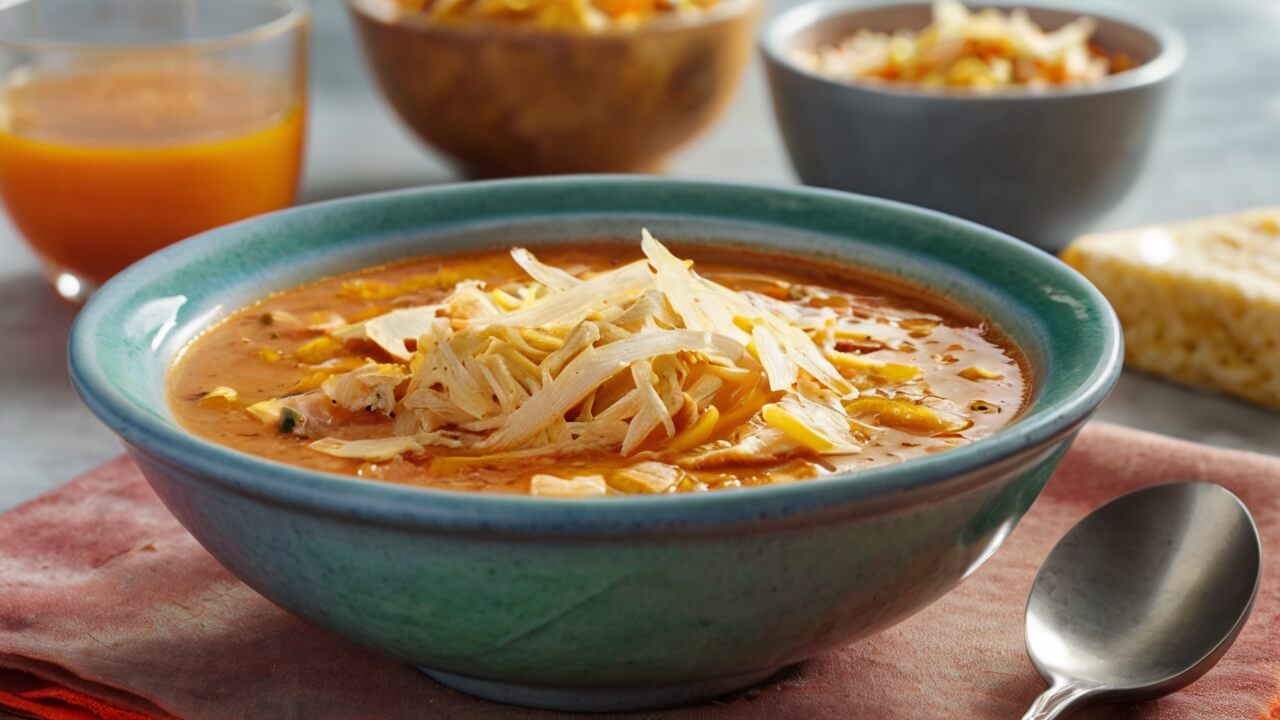 Chili Chicken Enchilada Soup Recipe