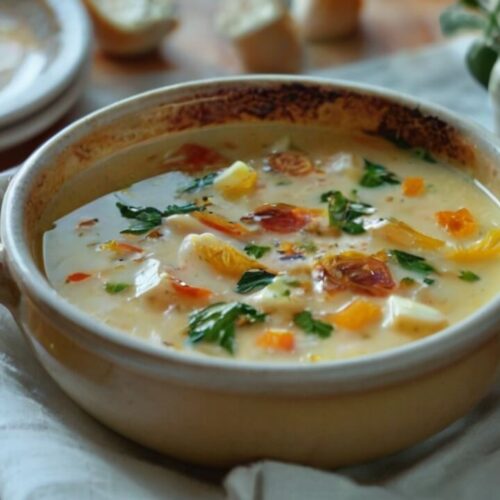 Country French Garlic Soup Recipe