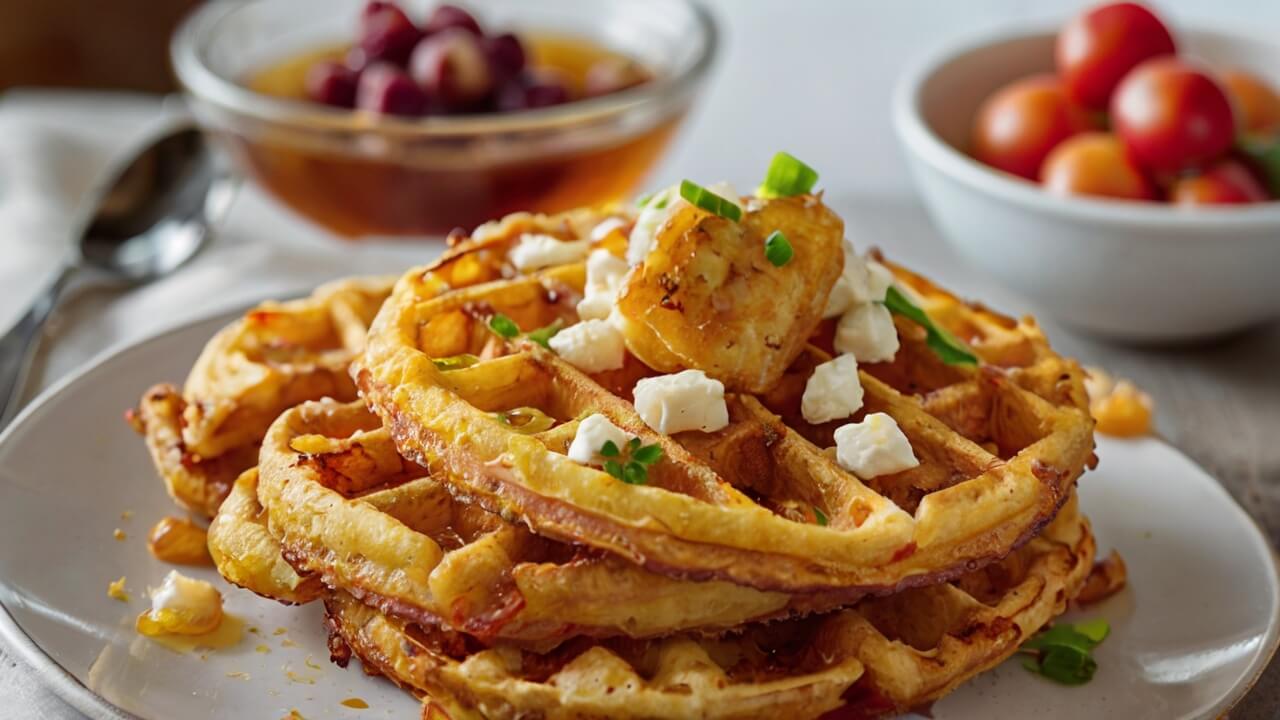 Crispy Hash Brown Waffles Recipe