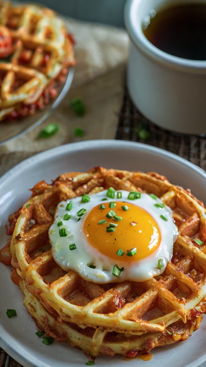 Crispy Hashbrown Chaffle