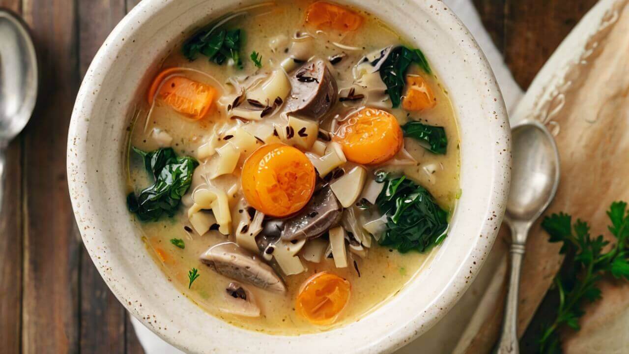 Hearty Wild Rice Soup Recipe