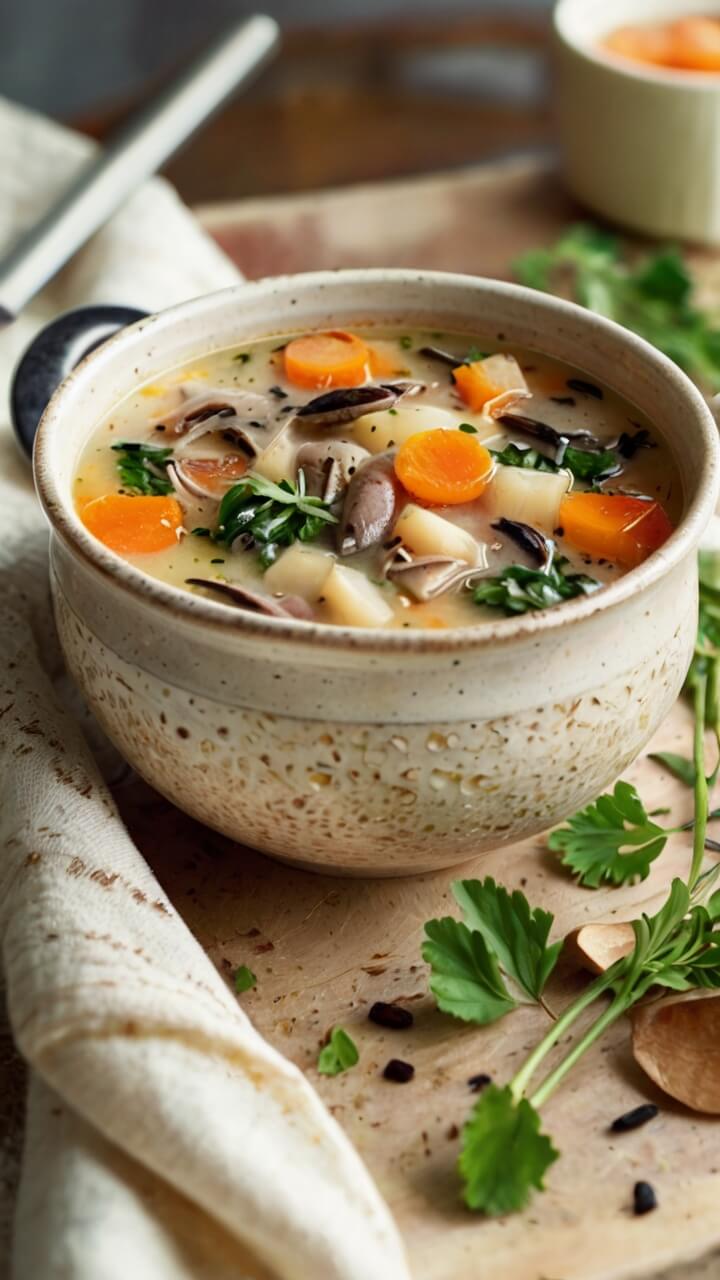 Hearty Wild Rice Soup