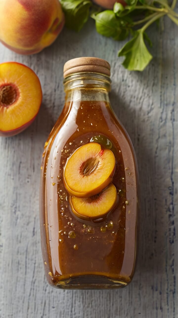 Peach Honey Dijon Balsamic Vinaigrette 
