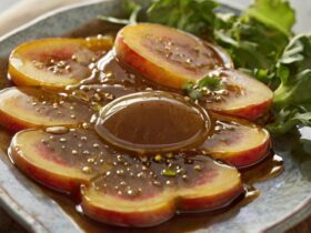 Peach Honey Dijon Balsamic Vinaigrette Recipe