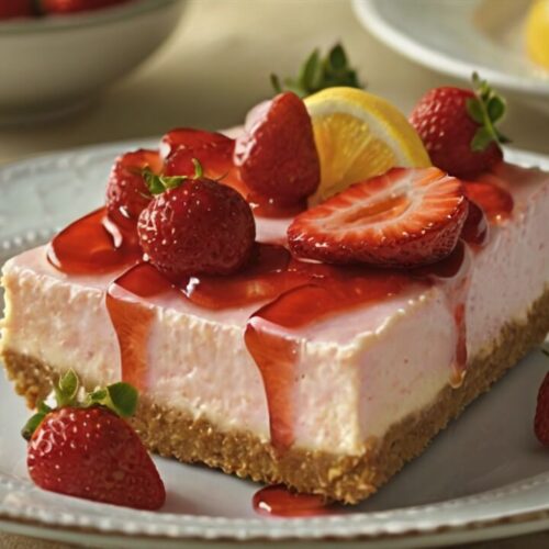 Strawberry Lemonade Cheesecake Recipe