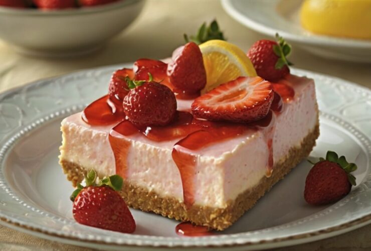 Strawberry Lemonade Cheesecake Recipe