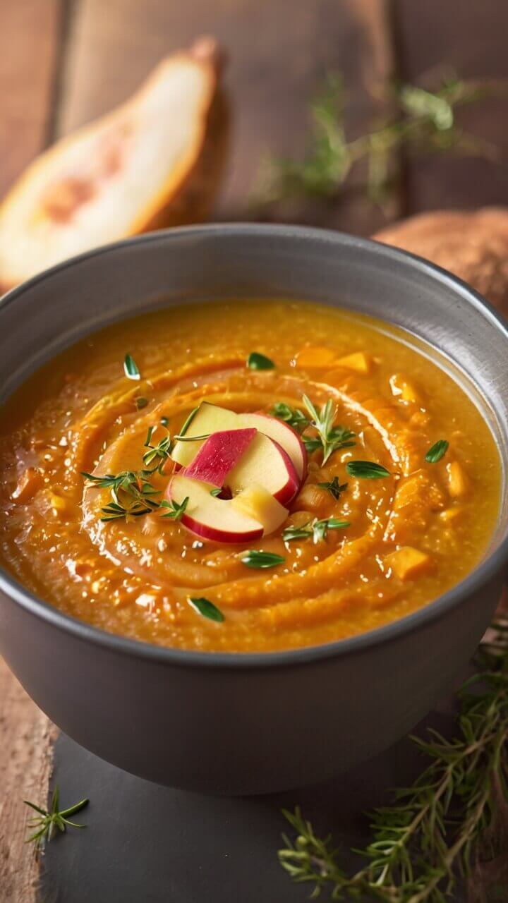 Sweet Potato And Apple Soup 
