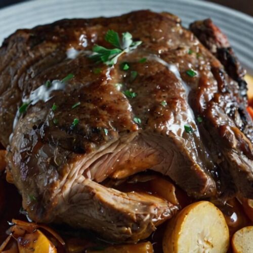 Apple Cider Braised Pork Shoulder Recipe