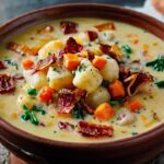 Bacon Cheddar Gnocchi Soup Recipe