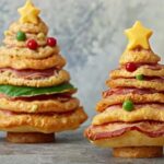 Cheddar and Ham Stuffed Christmas Trees Recipe