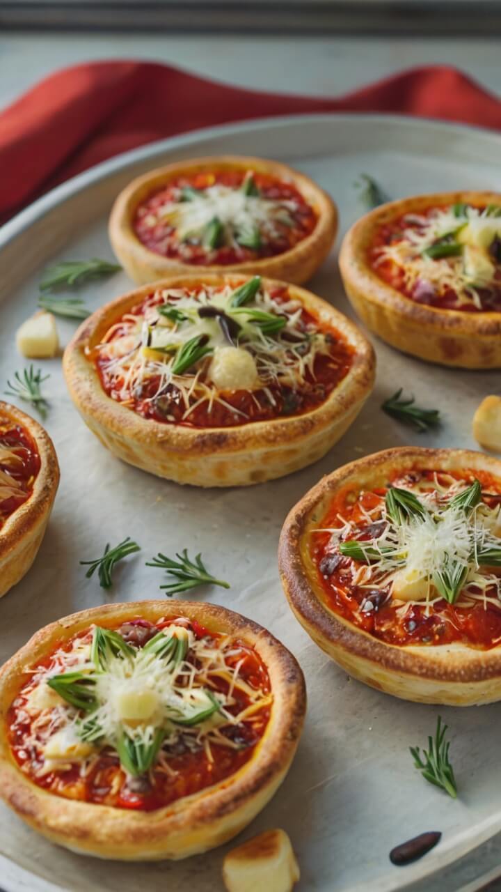 Christmas Pizza Bites