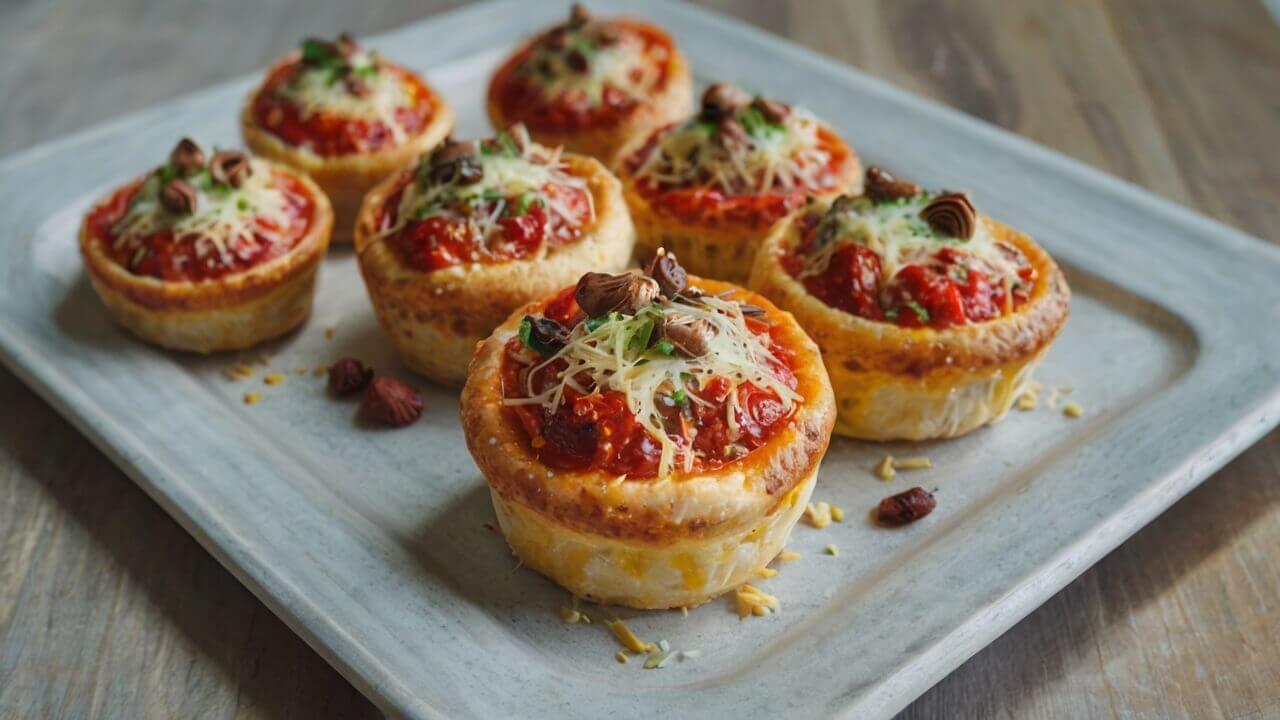 Christmas Pizza Bites Recipe