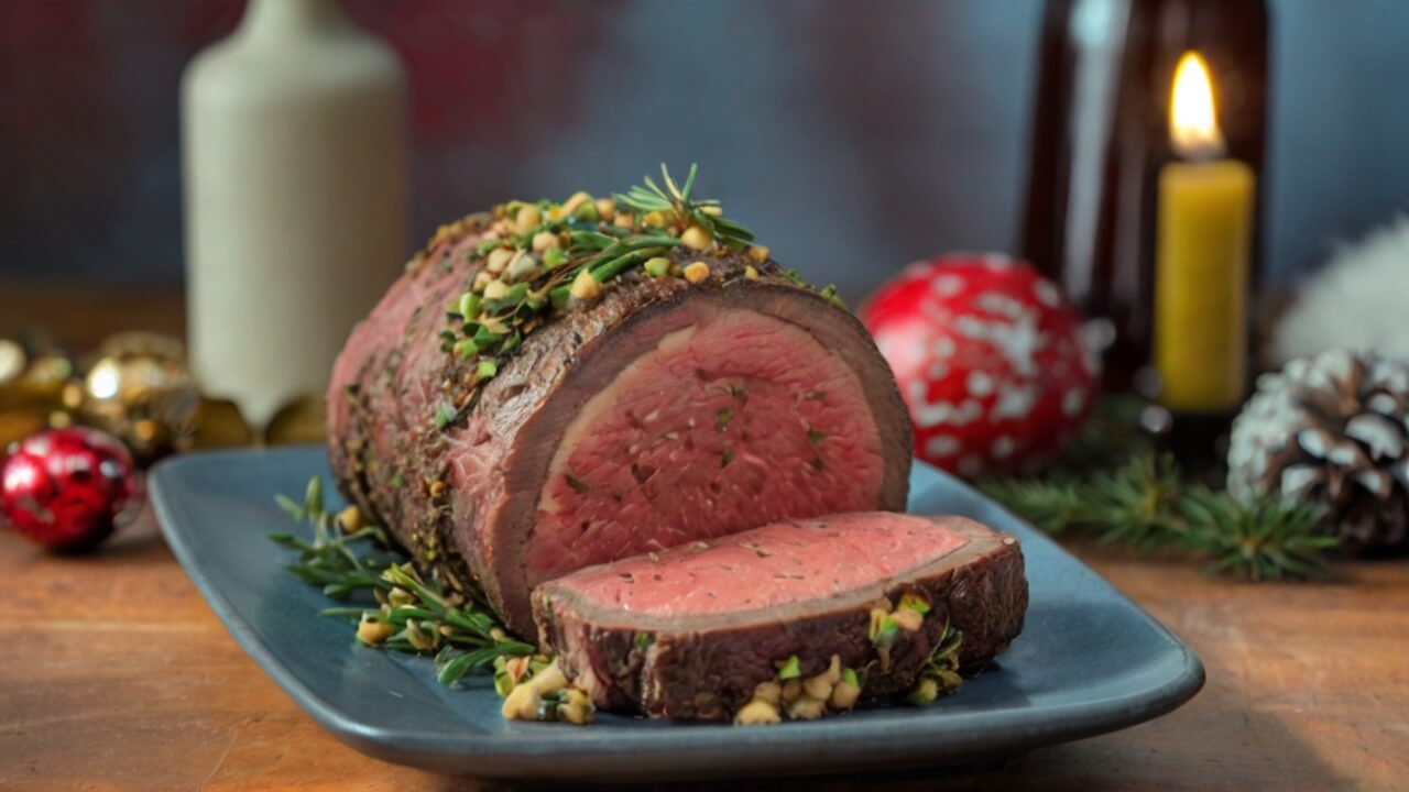 Christmas Stuffed Beef Tenderloin Recipe