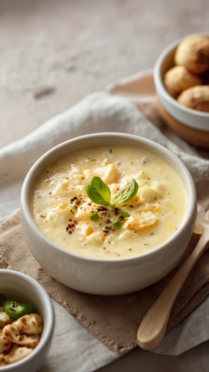 Cozy Cauliflower Cheese Soup