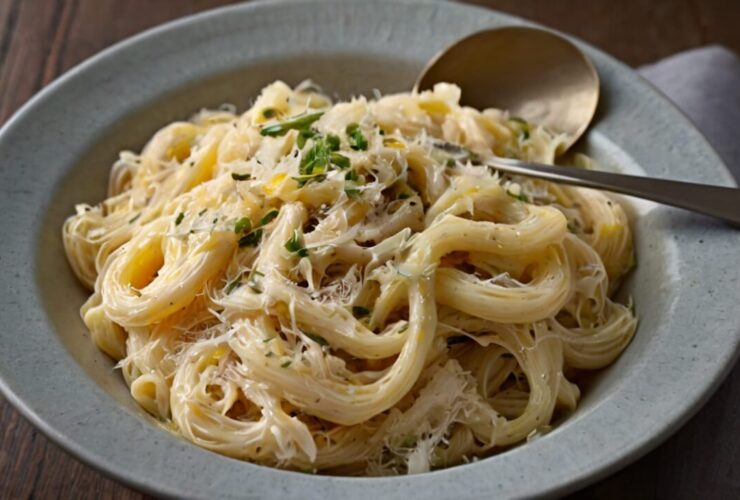 Creamy Parmesan Noodles Recipe