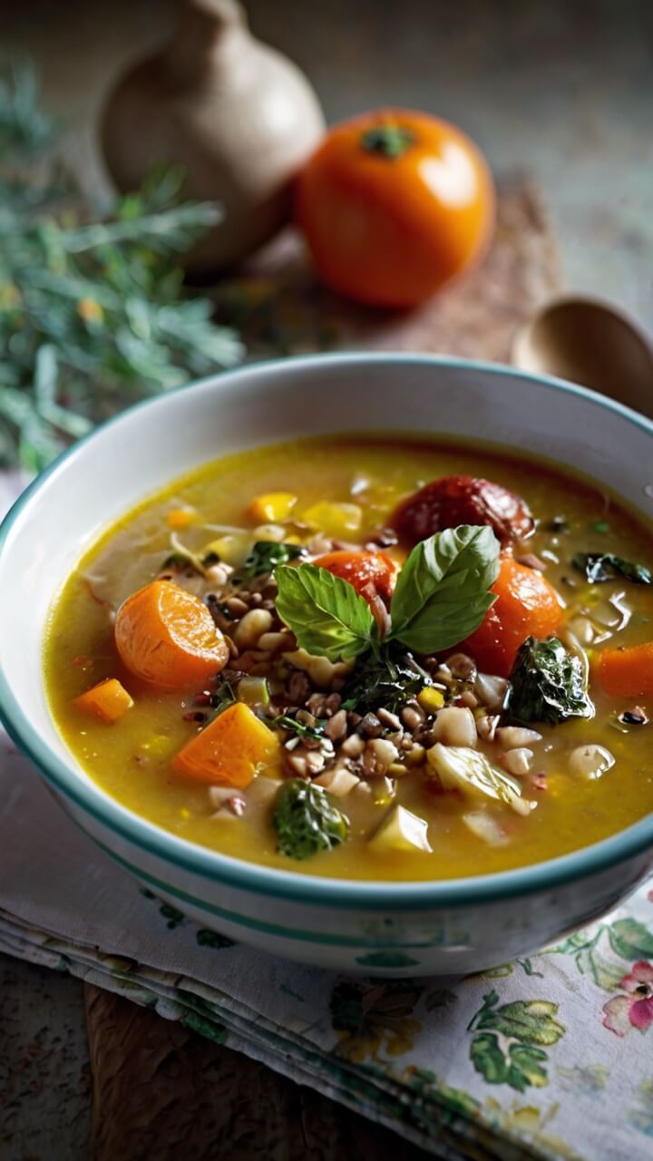 Roasted Winter Vegetable Soup