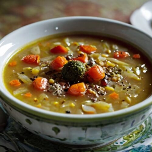 Roasted Winter Vegetable Soup Recipe