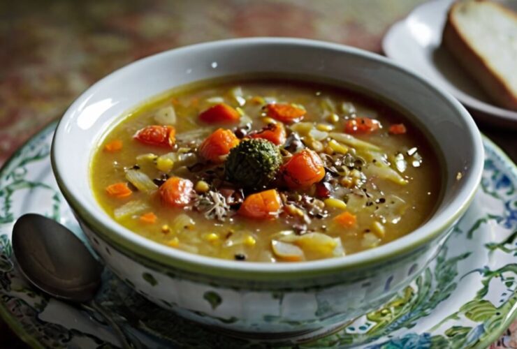 Roasted Winter Vegetable Soup Recipe