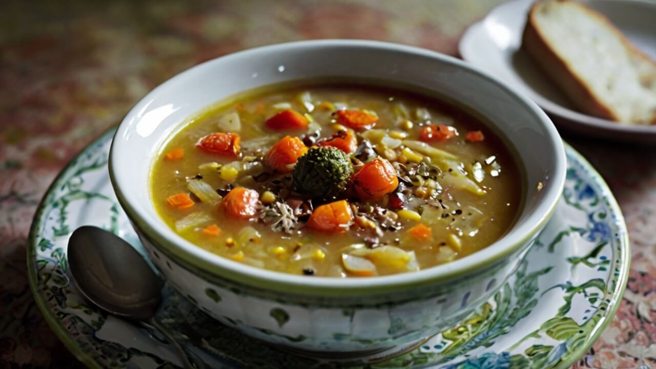 Roasted Winter Vegetable Soup Recipe