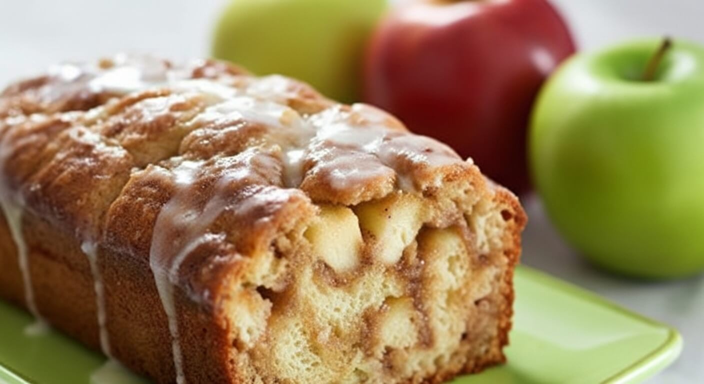 Cinnamon Apple Fritter Bread Loaf Recipe