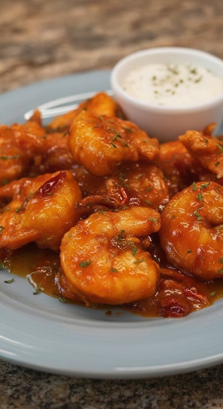 Hot Honey Fried Shrimp