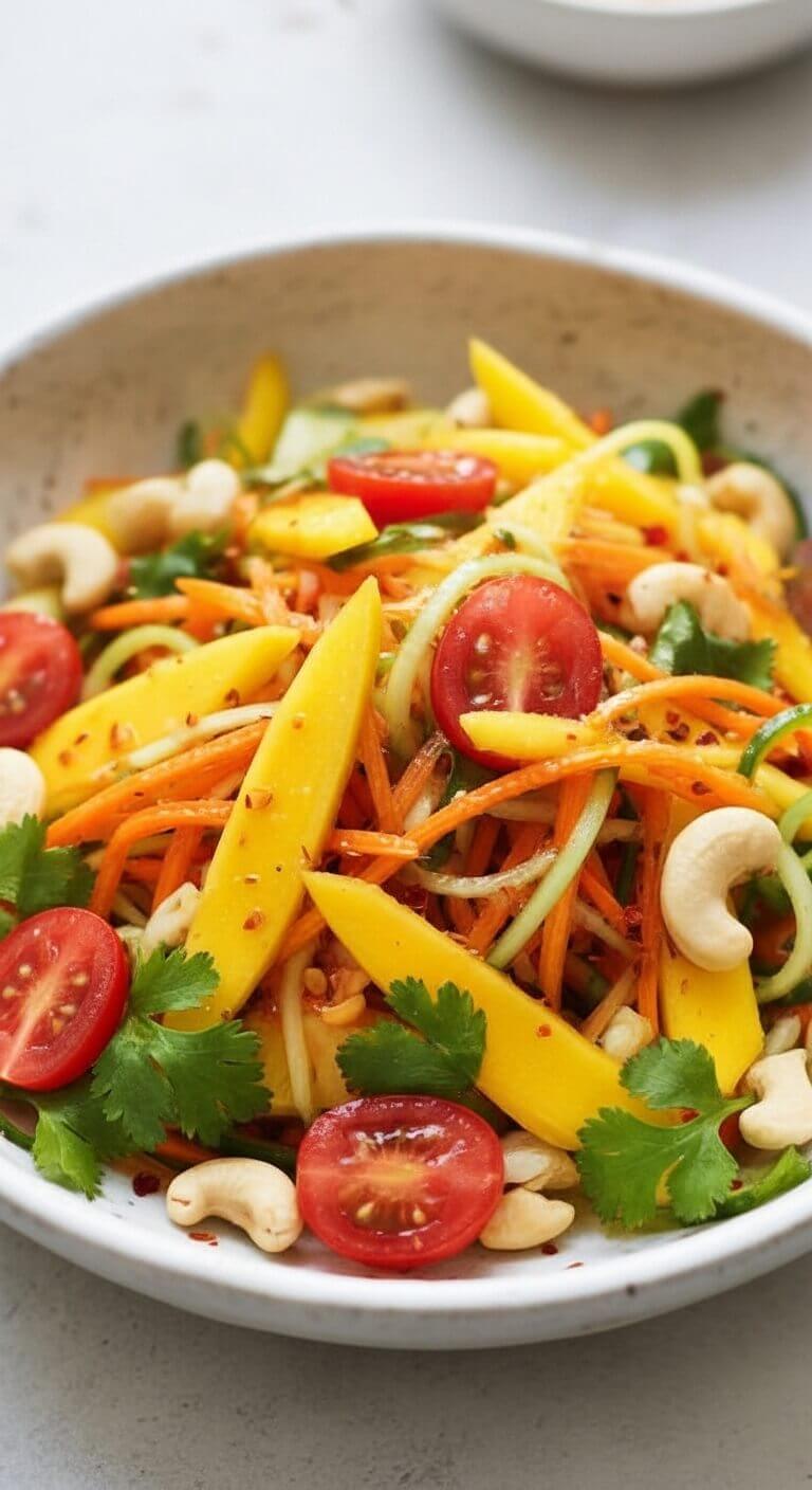 Thai Mango Cucumber Salad