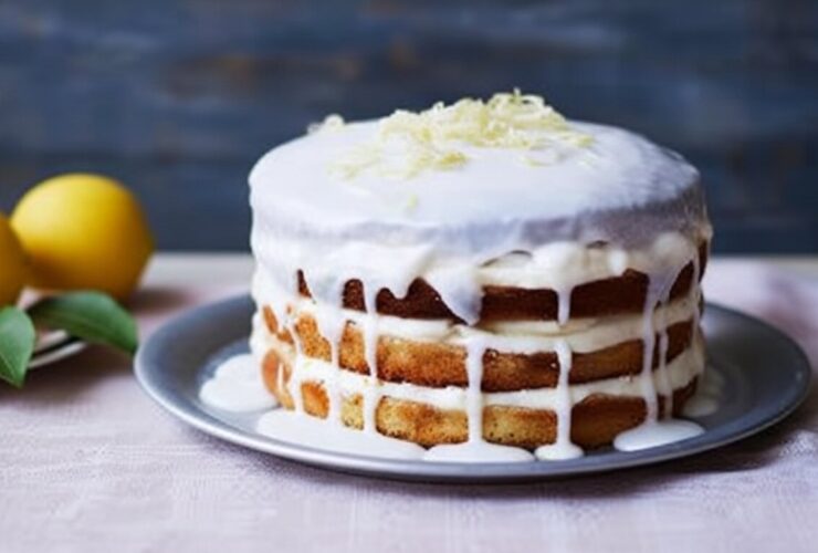 Mary Berry Lemon Drizzle Round Cake ​ Recipe