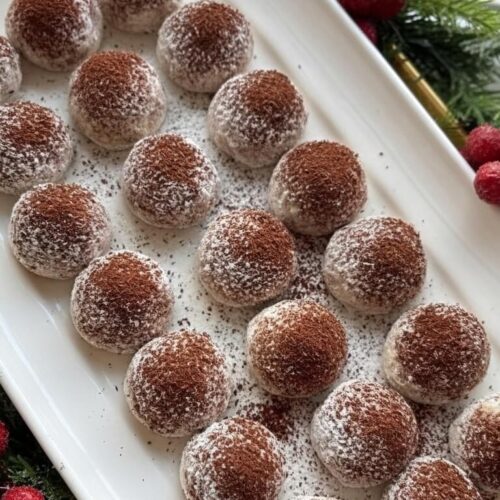 Christmas Tiramisu Snowball Cookies Recipe