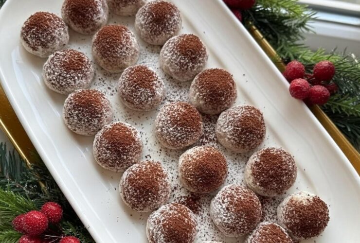 Christmas Tiramisu Snowball Cookies Recipe