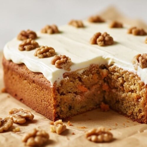 Mary Berry Carrot Cake Tray Bake​ Recipe