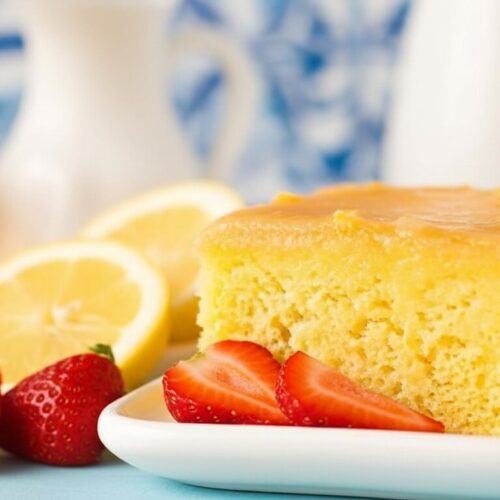 Mary Berry Lemon Drizzle Tray Bake​ Recipe