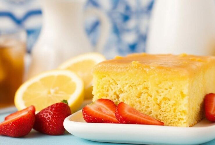 Mary Berry Lemon Drizzle Tray Bake Recipe