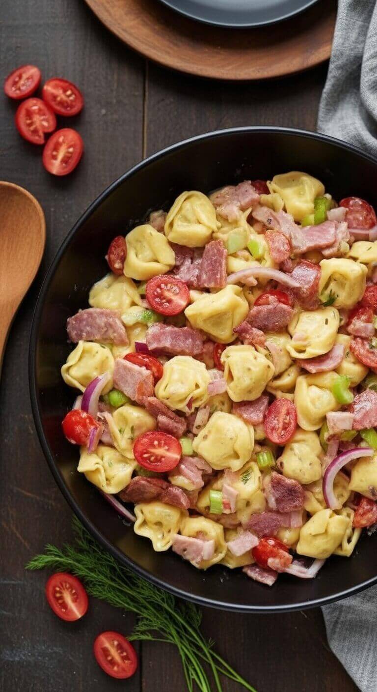 Italian Grinder Tortellini Salad