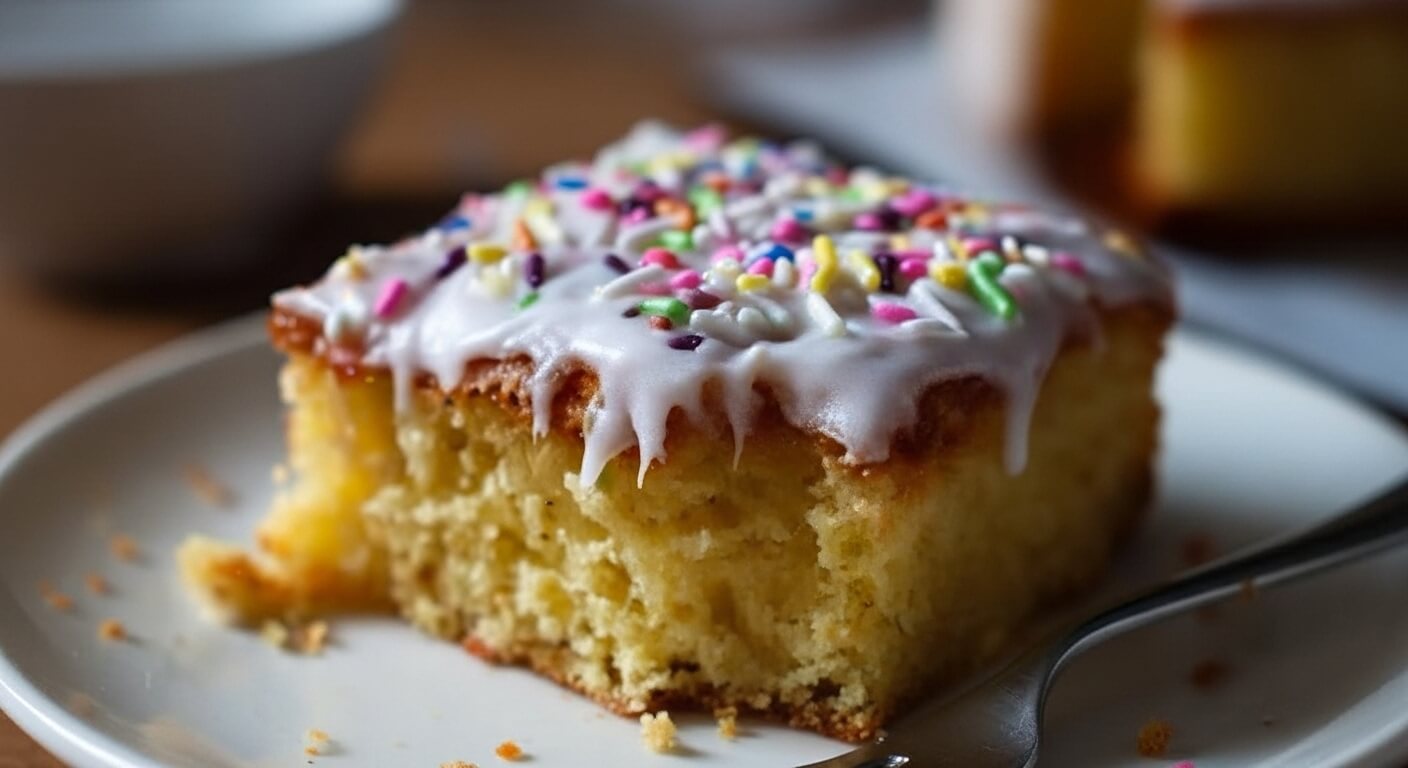 Mary Berry Victoria Sponge Traybake​ Recipe