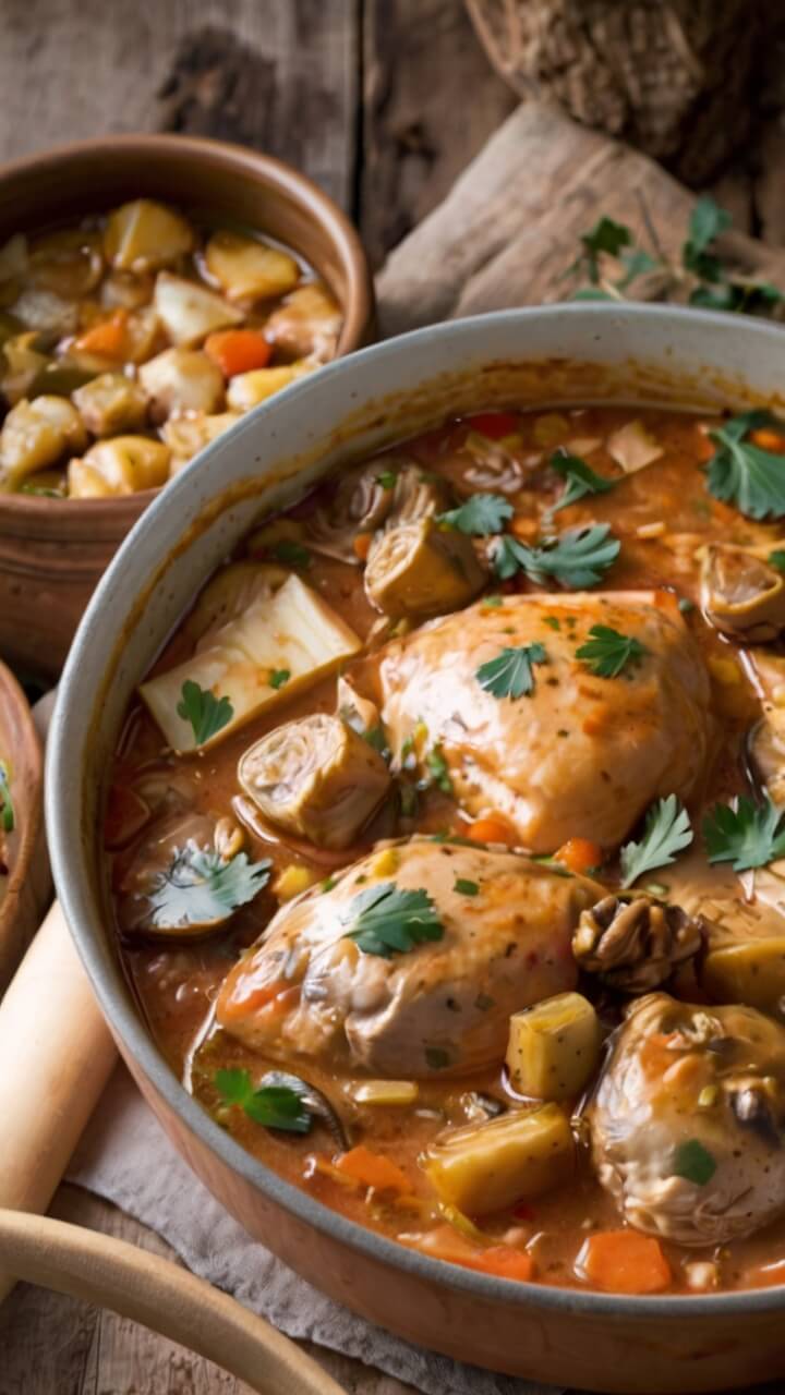 Jamie Oliver Chicken Chasseur Slow Cooker