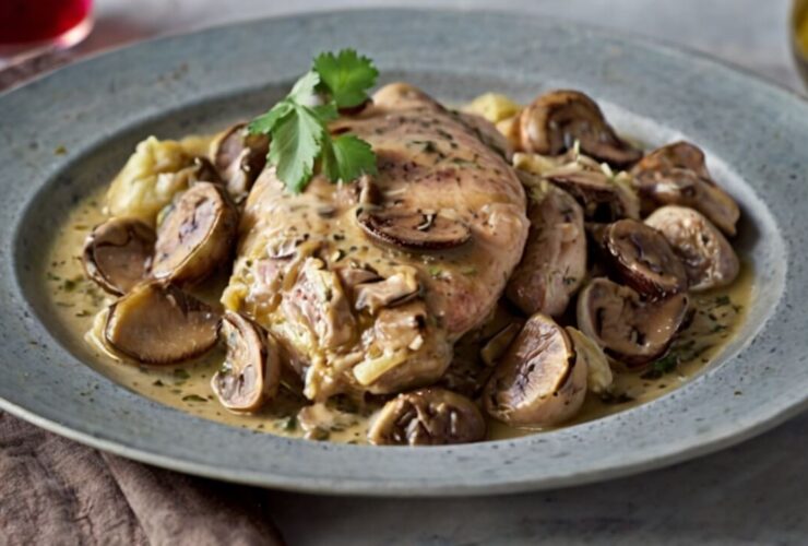 Jamie Oliver Chicken In White Wine And Mushroom Sauce Recipe
