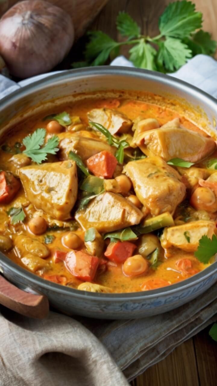 Jamie Oliver Chicken and Chickpea Curry